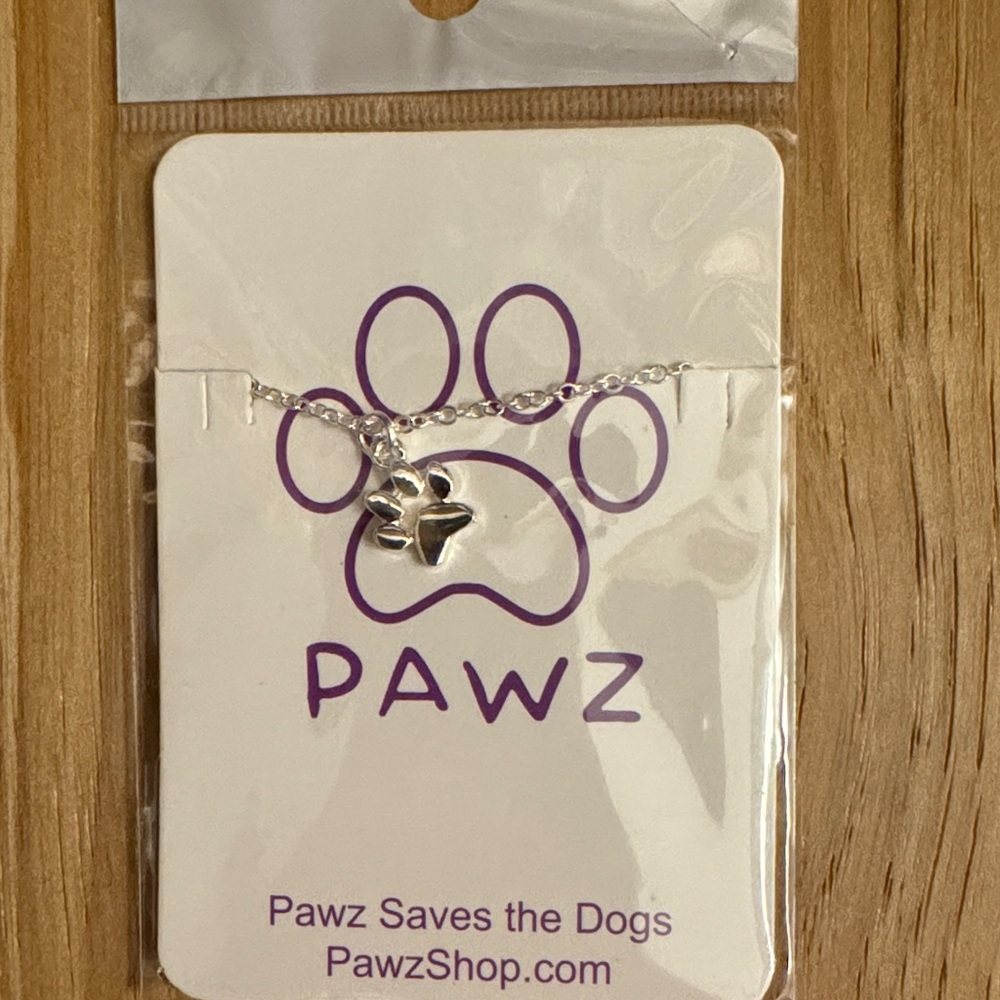 PAWZ Silver Charm Necklace